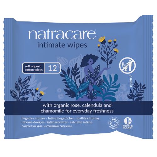 Natracare Lingettes intimes 12pc